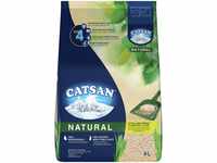 CATSAN Natural – Kompostierbare Klumpstreu für Katzen aus 100% Pflanzenfasern –