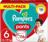 Pampers Baby Dry Pants Gr&ouml;&szlig;e 6 Extra Large 15+kg MonatsBox, 116 St&uuml;ck
