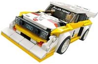 LEGO 76897 Speed Champions 1985 Audi Sport Quattro S1 Rennwagenspielzeug, mit