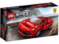 LEGO 76895 Speed Champions Ferrari F8 Tributo Rennwagenspielzeug mit Rennfahrer