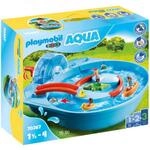 PLAYMOBIL 1.2.3 70267 Fr&ouml;hliche Wasserbahn mit Kurbel f&uuml;r den Wasserstrudel,