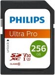 Philips Ultra Pro SDXC Card 256 GB UHS-I U3, Lesegeschwindigkeit bis zu 100 MB/s,