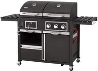 tepro Gas Kohle Kombigrill Toronto, Grillwagen mit Holzkohle- und...