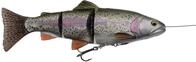 Savage Gear 4D Line Thru Trout Gummiforelle Swimbait Rainbow 25cm / 180g / langsam