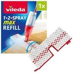 Vileda Spray & Clean Spr&uuml;hwischer Ersatzbezug, Bodenwischer Bezug f&uuml;r Wischmopp mit