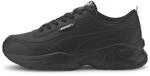 PUMA Damen Cilia Adult Sneaker, Mode Black Silver, 37.5 EU