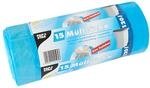 PAPSTAR 1 Karton = 9x15 M&uuml;lls&auml;cke zum Zuziehen, LDPE 120 l 100 cm x 70 cm blau