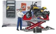 bruder 62102 - Bworld Motorradwerkstatt Scrambler Ducati Full Throttle mit Mechaniker