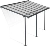 Palram - Canopia Aluminium Terrassen&uuml;berdachung Sierra | Anthrazit | 228x448x300 cm