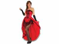 FIESTAS GUIRCA Burlesque Kabarett Kostüm rot für Damen L