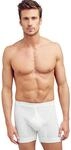 Jockey Herren, Luxury Cotton Midway Brief, 22000215, Wei&szlig;, M