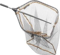 Savage Gear Pro Folding Rubber Large Mesh Landing Net L (65x50cm) Kescher,