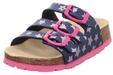 Superfit M&auml;dchen FUSSBETTPANTOFFEL Hausschuhe, BLAU/HELLBLAU 8400