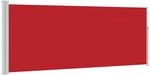 vidaXL Seitenmarkise 120x300cm Rot Sichtschutz Windschutz Sonnenschutz Markise