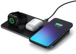 SATECHI Trio Kabelloses Ladeger&auml;t mit magnetischem Pad, Qi-Zertifiziert, kompatibel