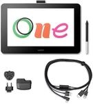 Wacom One Creative Pen Display mit Gratissoftware (zum Skizzieren, Zeichnen auf dem