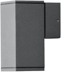 Konstsmide Au&szlig;enleuchte Monza | anthrazit | 6,5 x 10 x 13,5 cm | 7908-370
