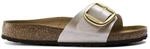 Birkenstock Damen Madrid Big Buckle Hausschuh, Perlwei&szlig;, 36 EU