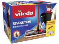 Vileda - Alle Bodenreinigungssystem mit Eimer, Abtropfgestell und Ständer mit