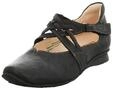 Think! Damen CHILLI chromfrei gegerbte nachhaltige Halbschuhe, SCHWARZ 0000