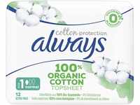 Always Cotton Protection Ultra Normal, Damenbinden, Größe 1, mit Flügeln,...