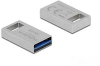Delock USB 3.2 Gen 1 Speicherstick 128 GB - Metallgeh&auml;use, silber