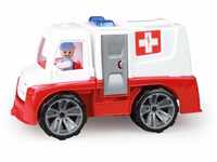 Lena 04456 TRUXX Krankenwagen Einsatzfahrzeug mit Spielfigur als Sanitäter und