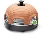 Emerio Pizzaofen, PIZZARETTE das Original, 1 handgemachte Terracotta Tonhaube,