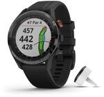 Garmin Approach S62 Bundle, Premium-Golf-GPS-Uhr mit 3 CT10 Club-Tracking-Sensoren,