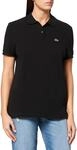 Lacoste Damen Poloshirt Pf7839,Schwarz (Noir),40 (Herstellergr&ouml;&szlig;e: 40)