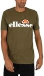 Ellesse Herren Sl Prado Tee T-Shirt, Khaki, S EU