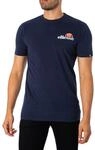 Ellesse Herren Voodoo T-Shirt, Kurzarm, Einfarbig, Regular Geschnitten, Marineblau, L
