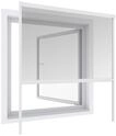 Windhager Insektenschutz Fenster mit Rahmen Plus, Fliegengitter Rollo, 100 x...
