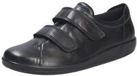 ECCO Damen Soft 2.0 Klettverschluss Schwarz 35