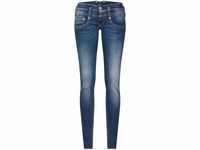 Herrlicher Damen Pitch Slim Jeans, Deep Water 831, 24W / 32L