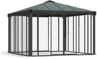 Ledro 3600 Closed Garden Gazebo, grau