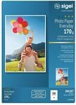 SIGEL IP714 InkJet Fotopapier hochgl&auml;nzend, wei&szlig;, 170 g, A4, 50 Blatt , f&uuml;r