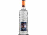 9 Mile Vodka (1 x 0,7 Liter) 37,5% Vol. Alkohol - Flasche inkl. LED-Beleuchtung -