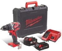 Milwaukee M18CBLPD-422C Akku Schlagbohrer Akkuschrauber Rot