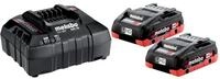 metabo Basis-Set - 18V - 2 x LiHD 4.0 Ah Akkus + ASC 55 Schnellladeger&auml;t - Hohe