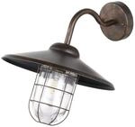 EGLO Au&szlig;en-Wandlampe Melgoa, 1 flammige Au&szlig;enleuchte, Wandleuchte aus verzinktem