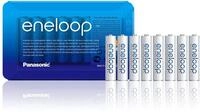 Panasonic eneloop, Ready-to-Use Ni-MH Akku, AAA Micro, 8er Pack, Storage Case, min.