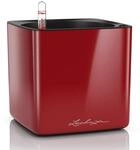 LECHUZA CUBE Glossy 16 scarlet rot highgloss 13522