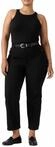 Levi's Damen Ribcage Straight Ankle Jeans,Black Heart,28W / 27L