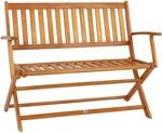 Casaria&reg; Gartenbank Sitzbank Wetterfest Holz Klappbar FSC&reg;-Zertifiziert 320kg