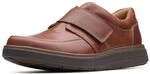 Clarks Herren Un Abode Strap Slipper, Braun Dark Tan Leather, 39.5 EU