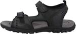 Geox Herren Uomo Sandal Strada A Sandalen 46 EU Schwarz
