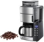 Russell Hobbs Kaffeemaschine mit Mahlwerk Thermokanne [Digitaler Timer, Brausekopf