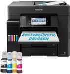 EcoTank ET-5850 DIN-A4-Multifunktions-Wi-Fi-Tintentankdrucker mit Fax