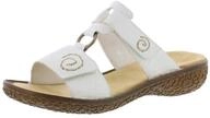 Rieker Damen Fr&uuml;hjahr/Sommer Sandalen, (Weiss 80), 42 EU